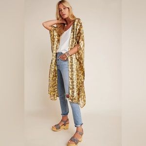 NWT Andersen & Lauth Isolde Kimono Anthropologie One Size Floral Open Duster